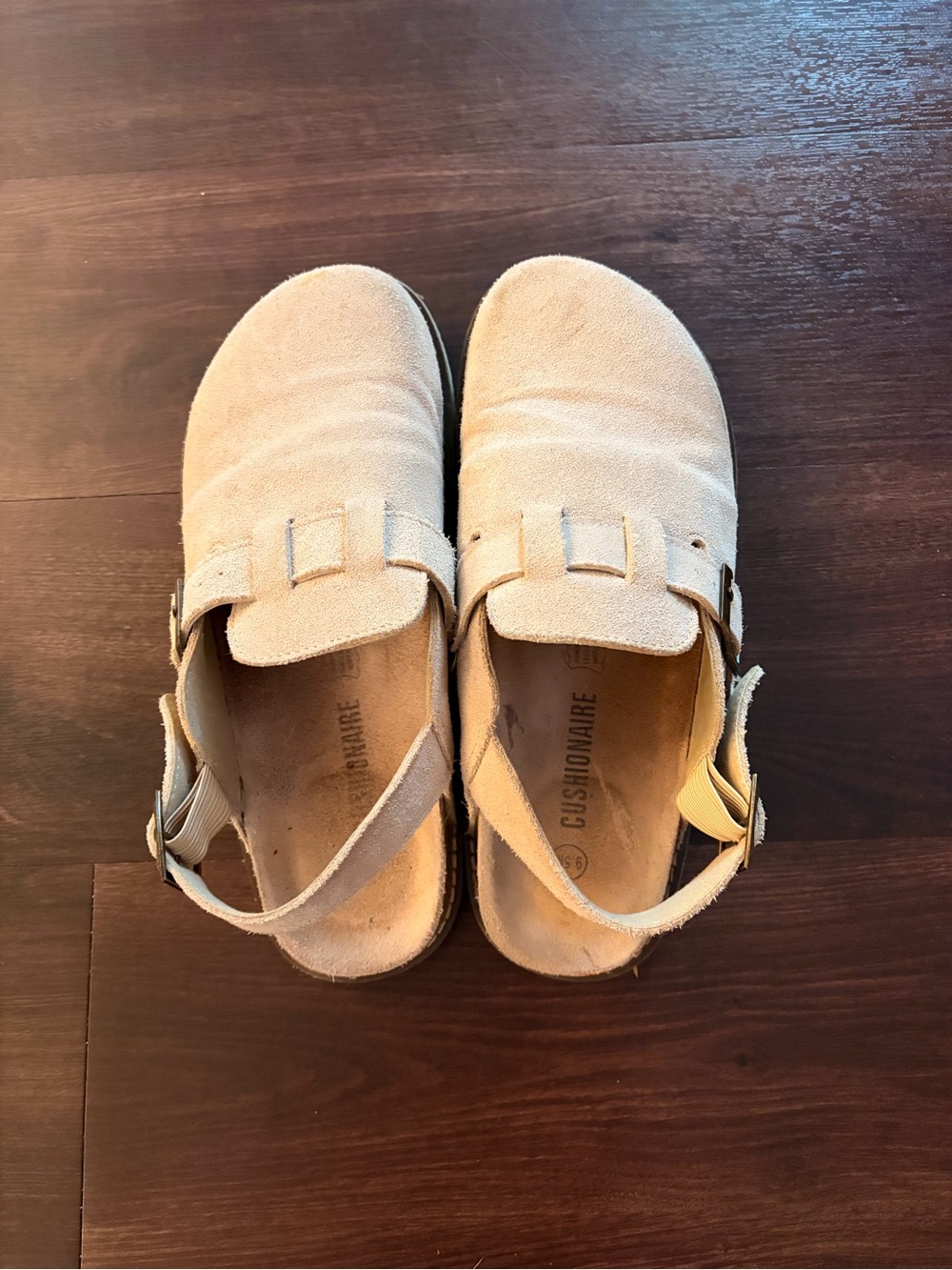 Wonens Beige Suede Slingback Shoe